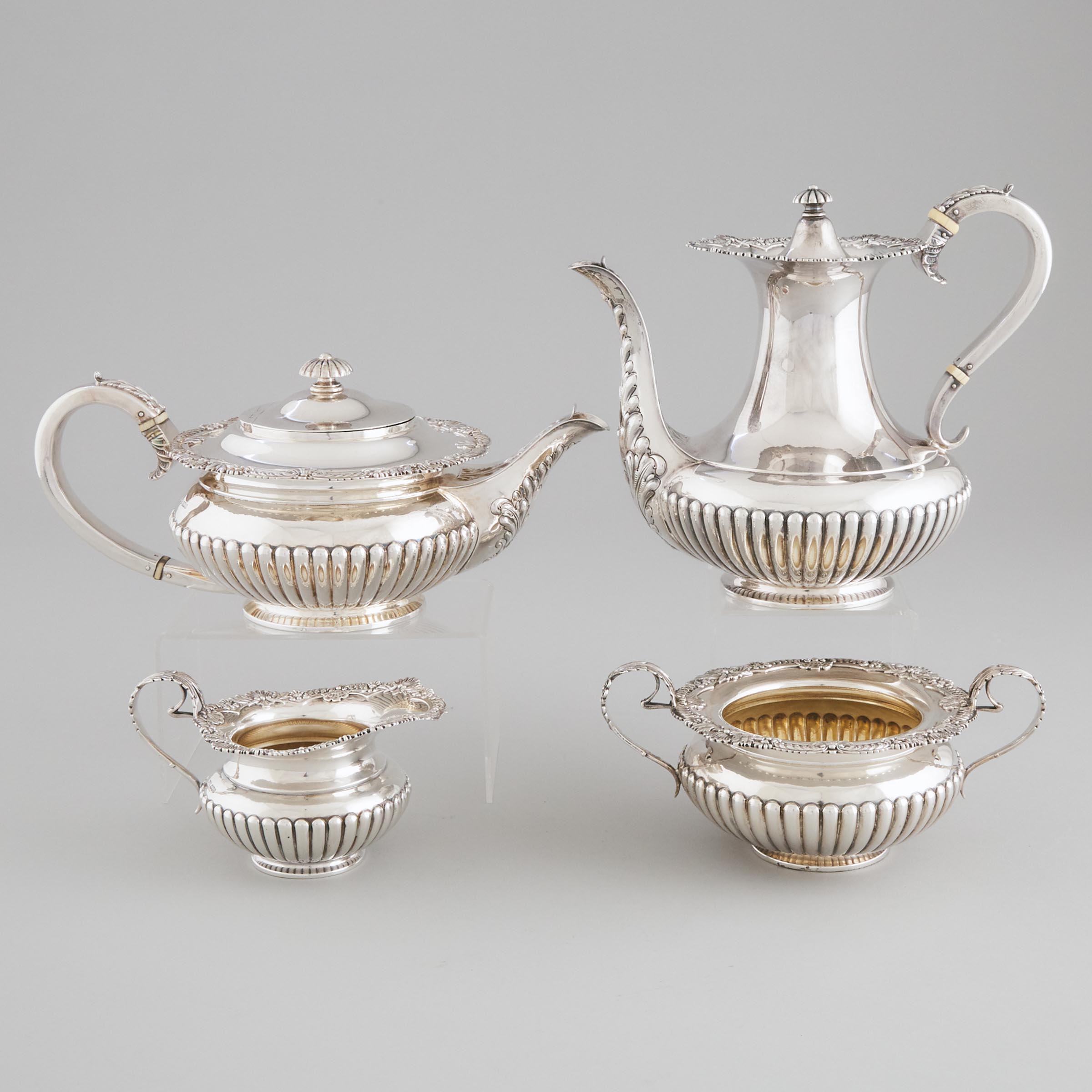 English Silver Tea and Coffee Service, James Dixon & Sons, Sheffield, 1923