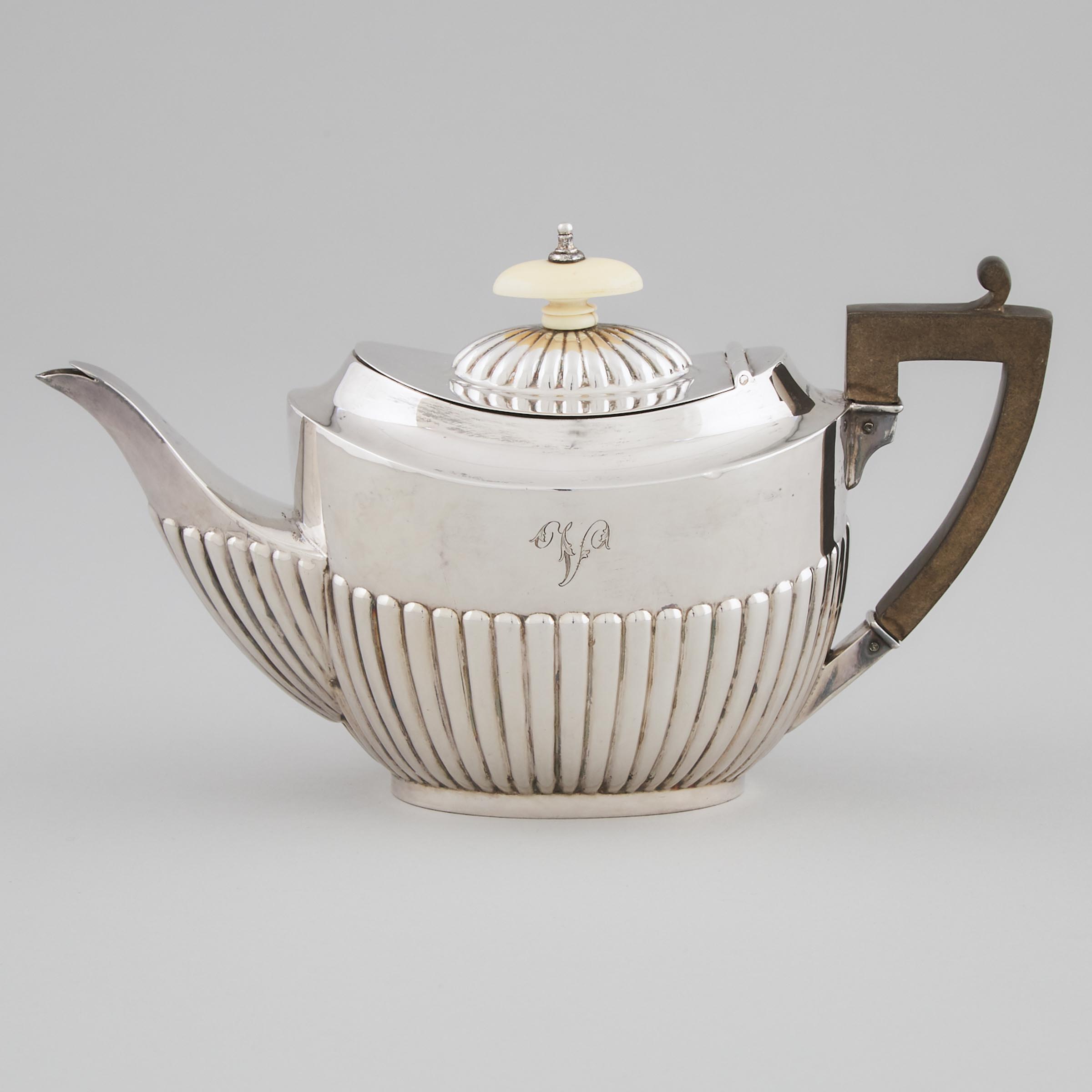 Canadian Silver Small Teapot, Henry Birks & Sons, Montreal, Que., 20th century