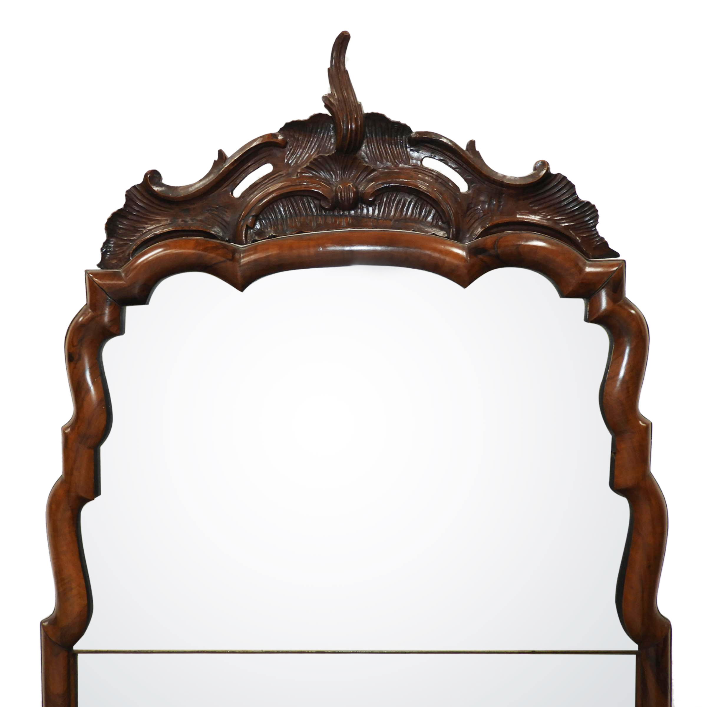 Queen Anne Walnut Mirror, early 18th century