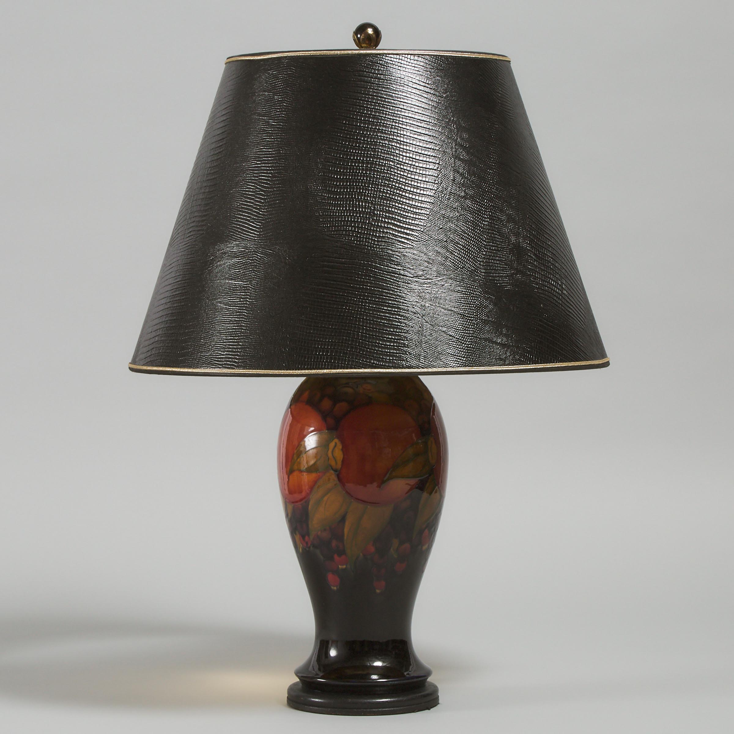 Moorcroft Pomegranate Table Lamp, c.1920-25
