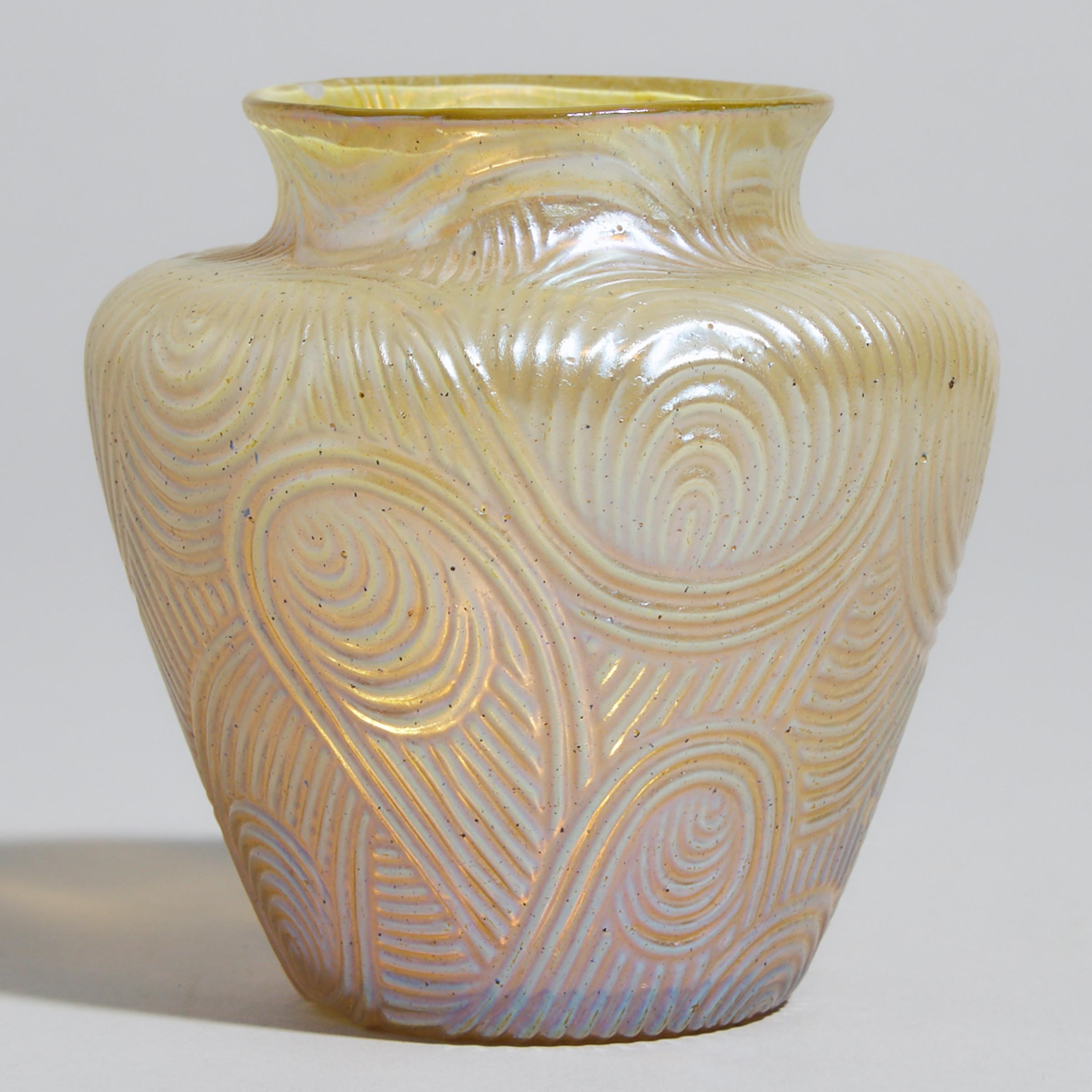 Austrian Iridescent Glass Vase, probably Loetz, c.1900