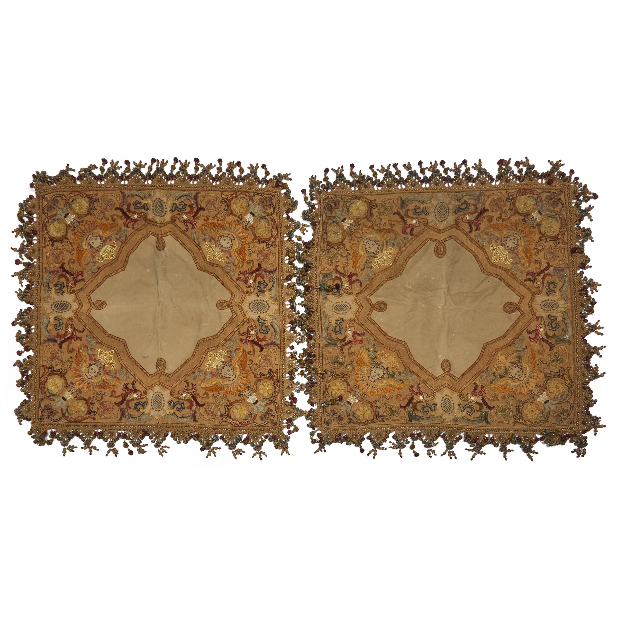 Pair of Victorian Table Cloths, 19th/early 20th century