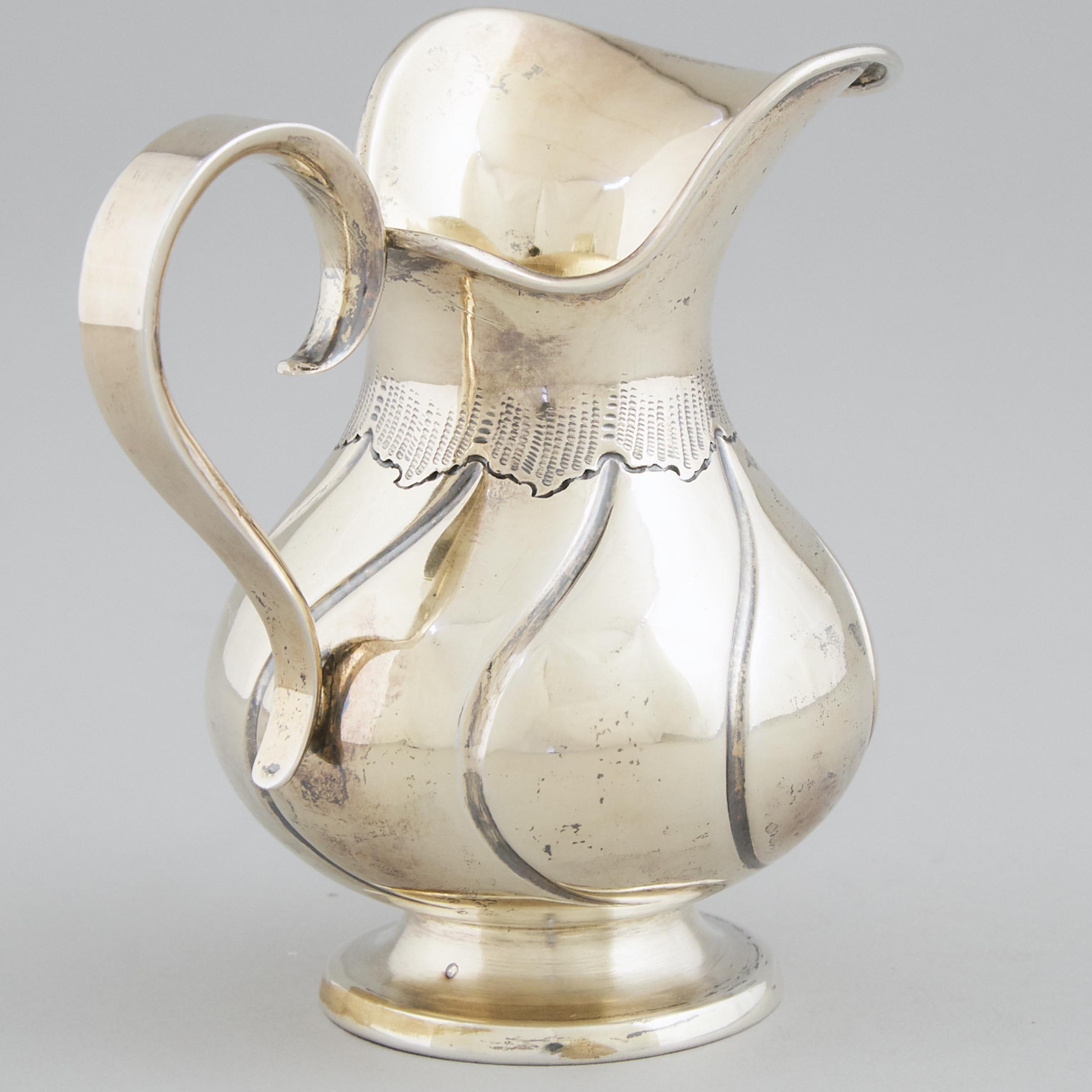 Latvian Silver-Gilt Cream Jug, c.1900