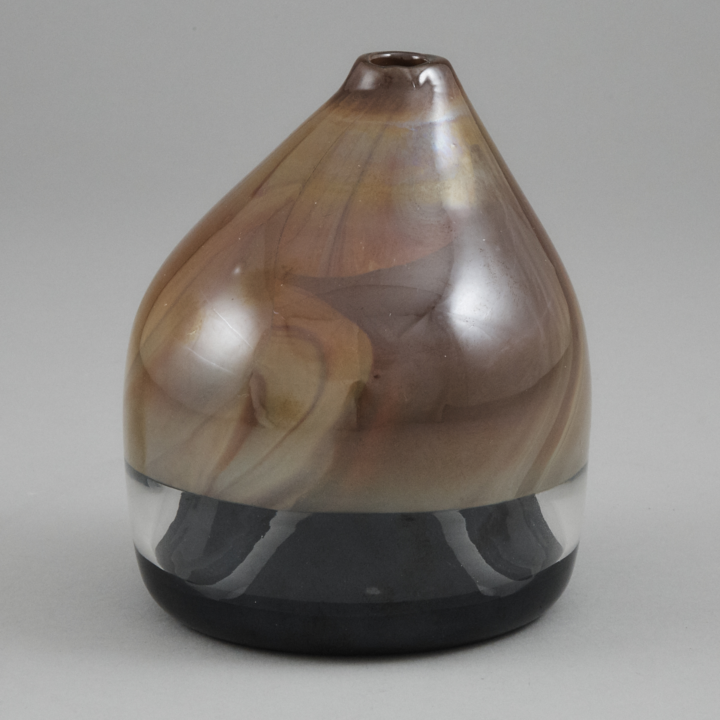 'Cappello del Doge' Incalmo Glass Vase, attributed to Venini and Thomas Stearns, c.1962