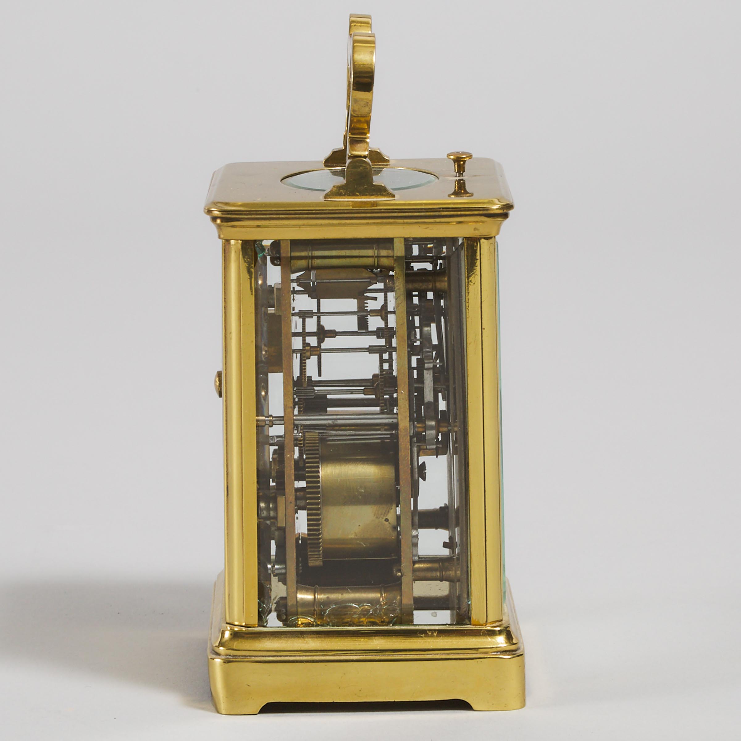 French Striking and Repeating Carriage Clock, c.1900