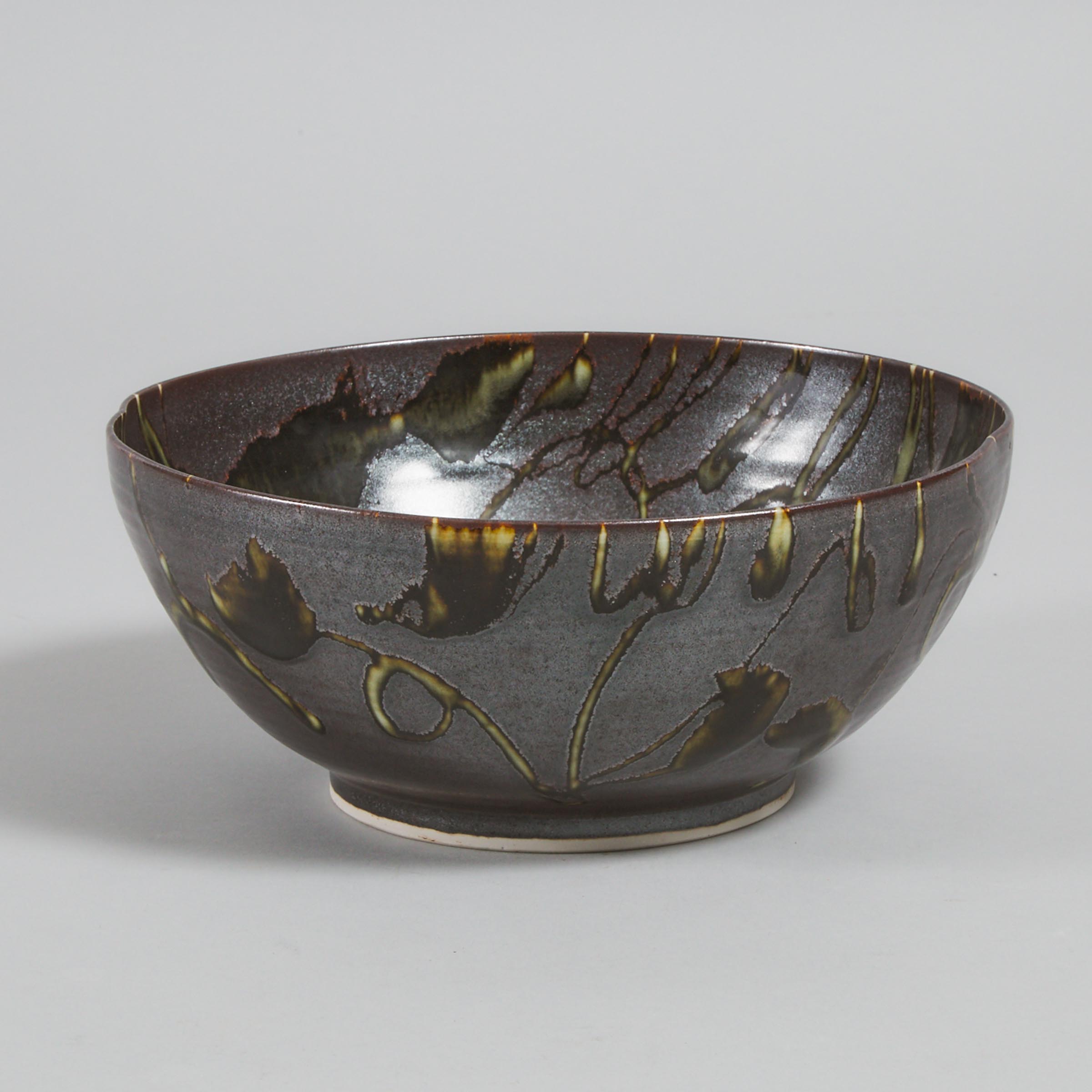 Kayo O'Young (Canadian, b.1950), Metallic Glazed Bowl, 1995