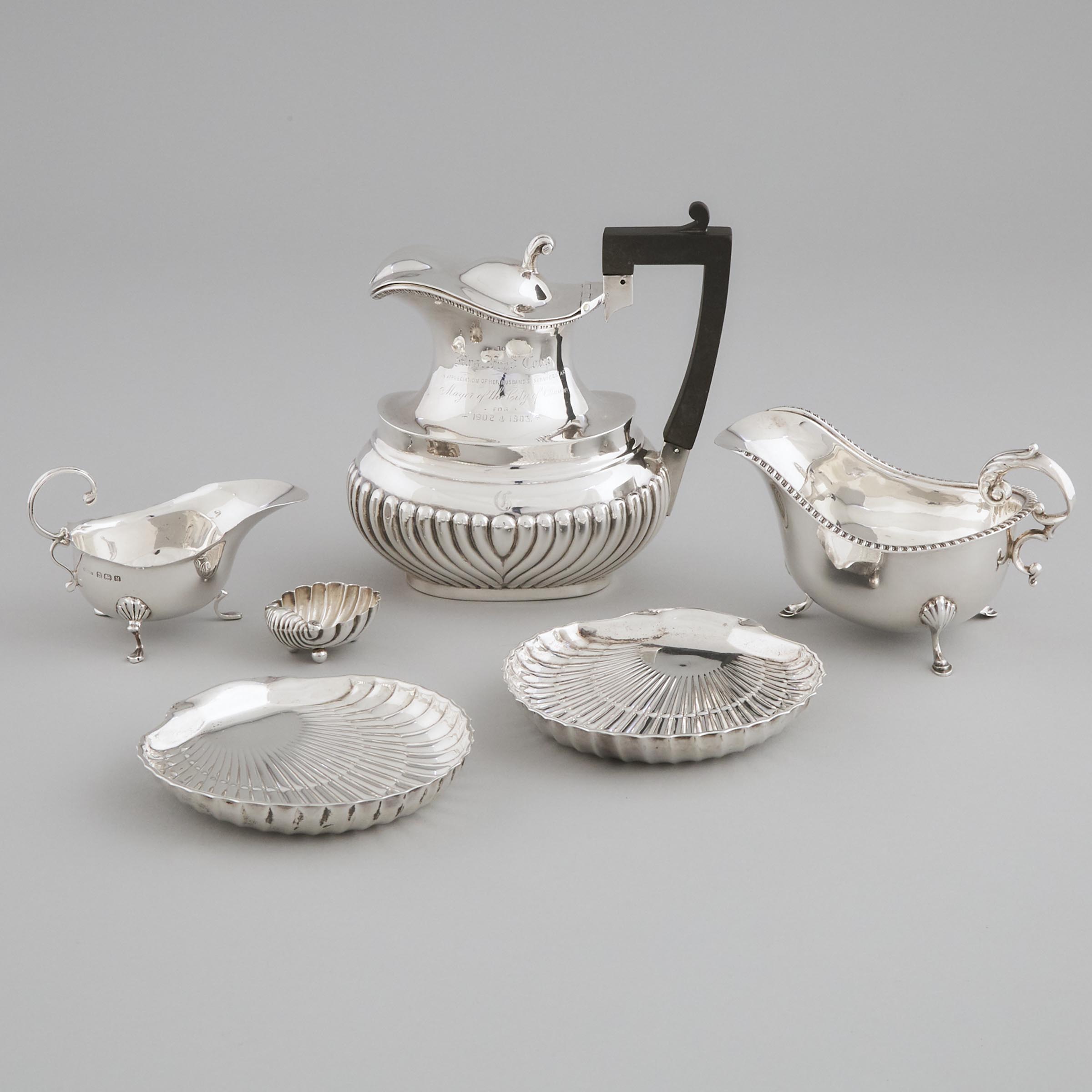 Group of Canadian and English Silver, late 19th/20th century