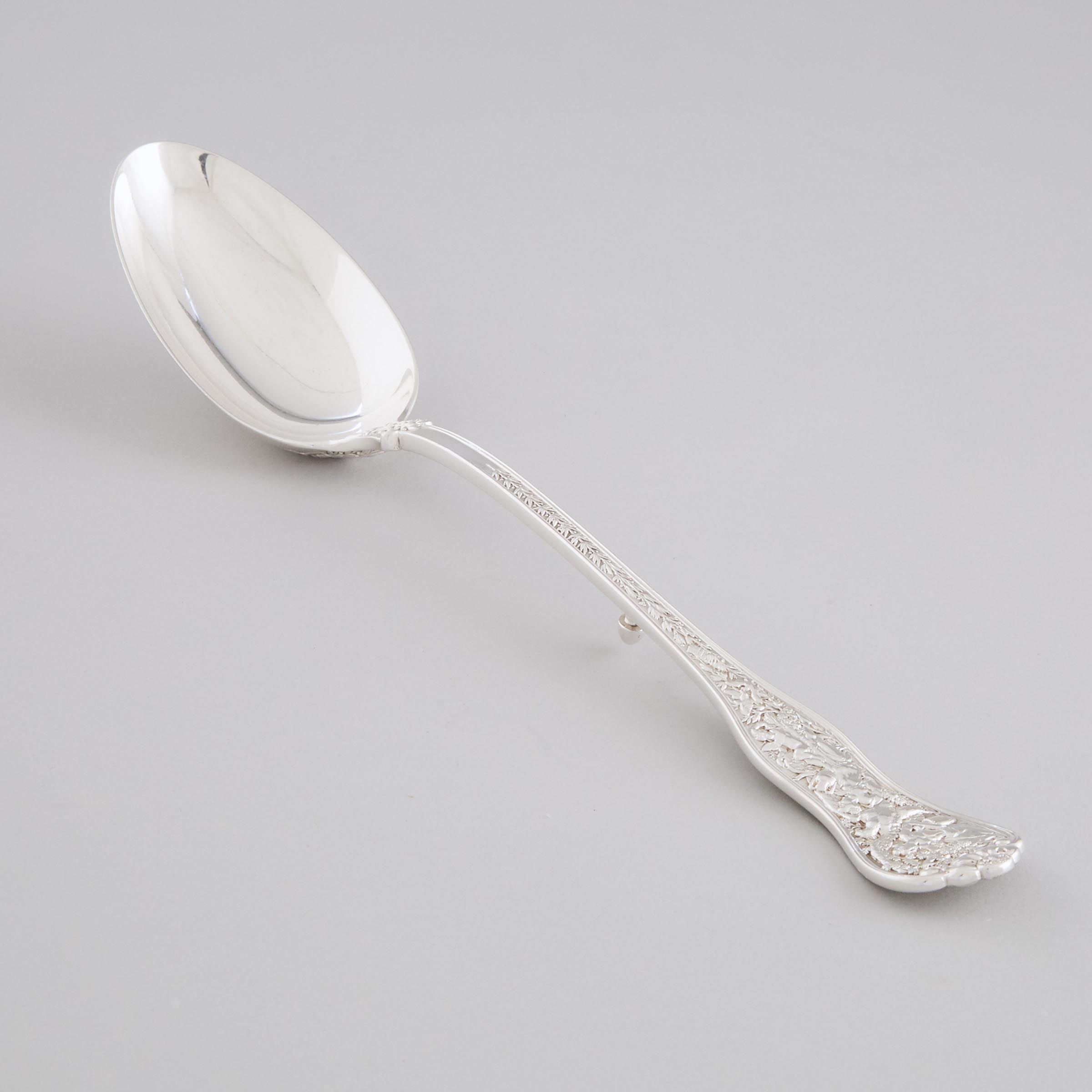 American Silver 'Olympian' Pattern Serving Spoon, Tiffany & Co., New York, N.Y., c.1878-91
