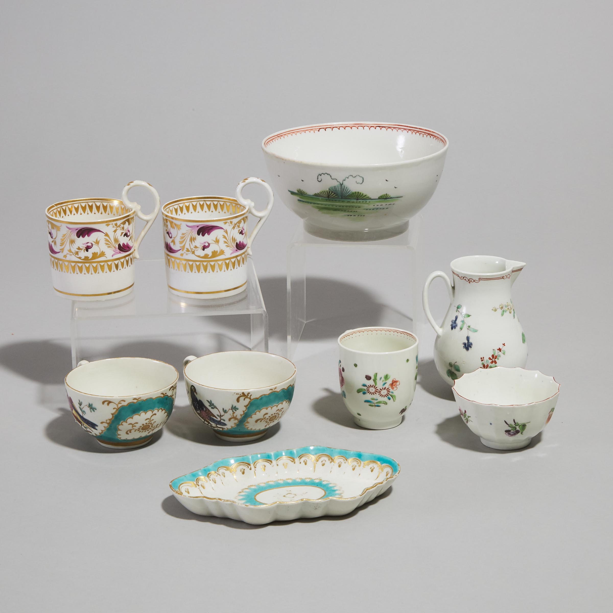 Group of English Porcelain, 18th/early 19th century