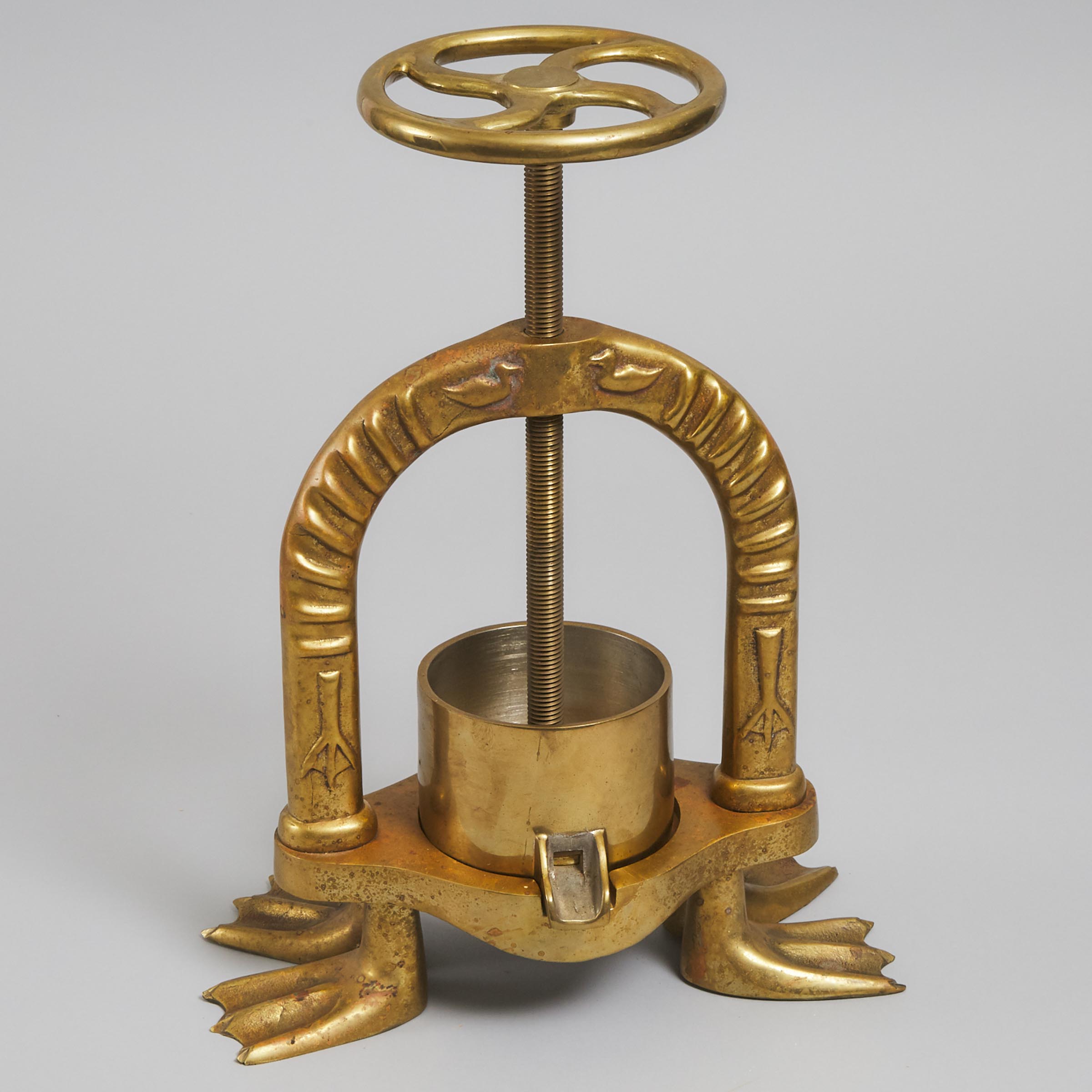 French Brass Duck Press, 20th century