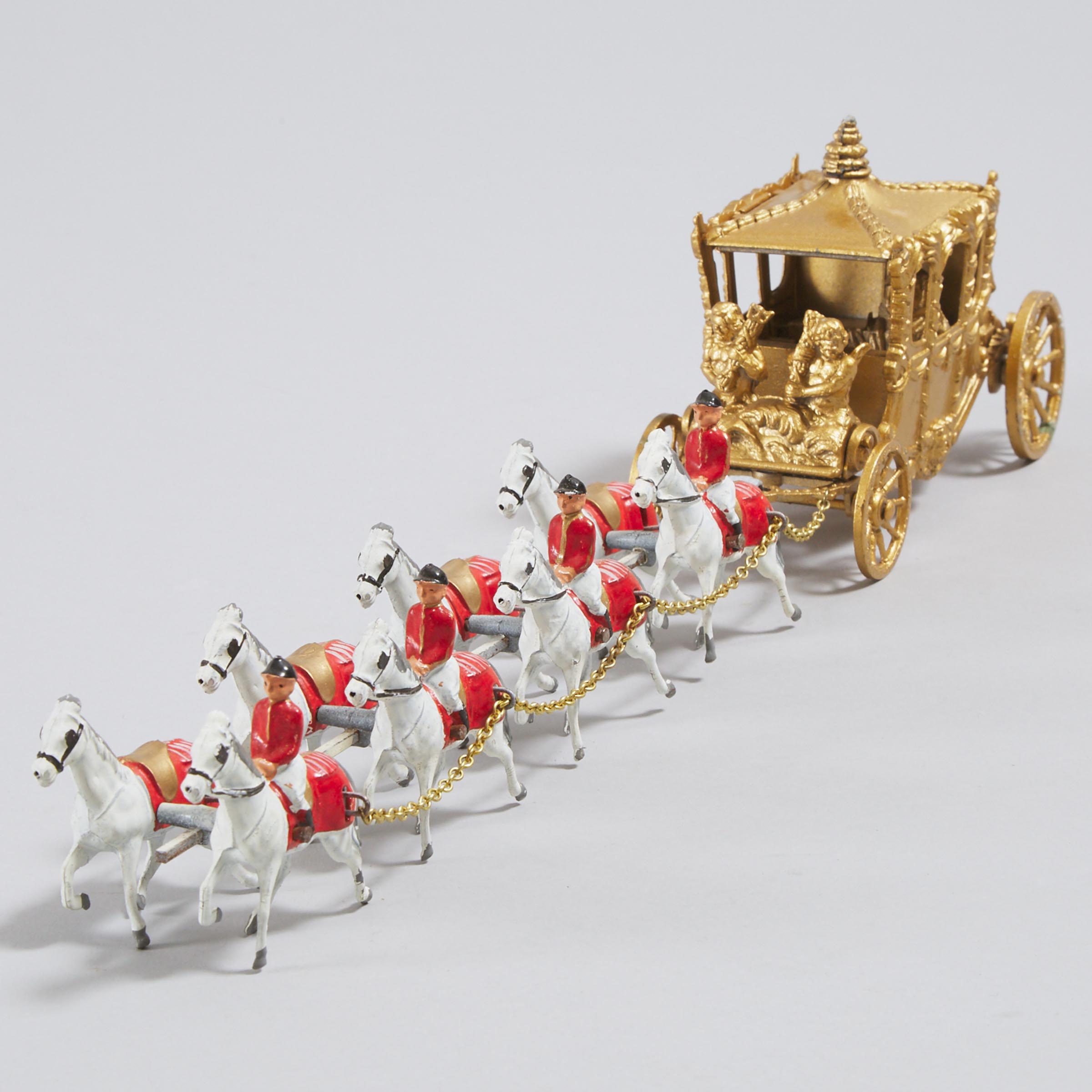 Miniature Elizabeth II 'Coronation Coach', Lesney Products & Co. Ltd., London, 1953