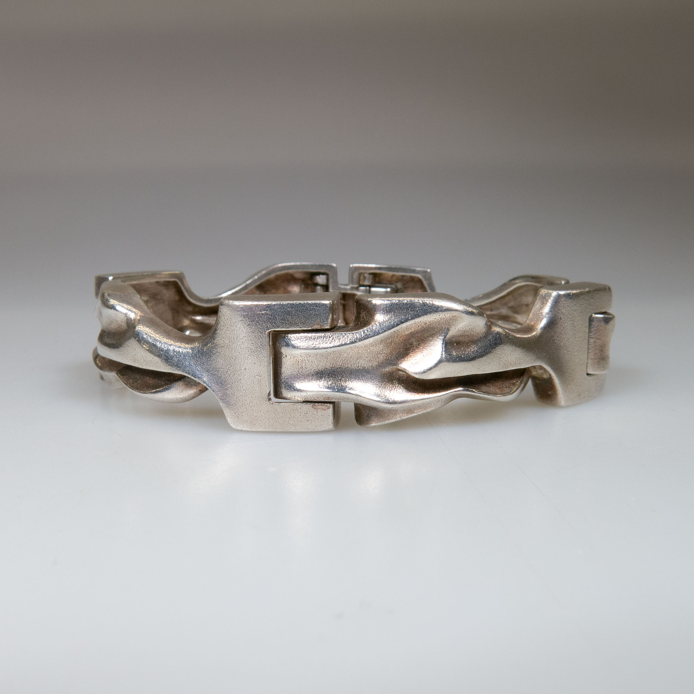 Lapponia Finnish Sterling Silver Abstract Bracelet