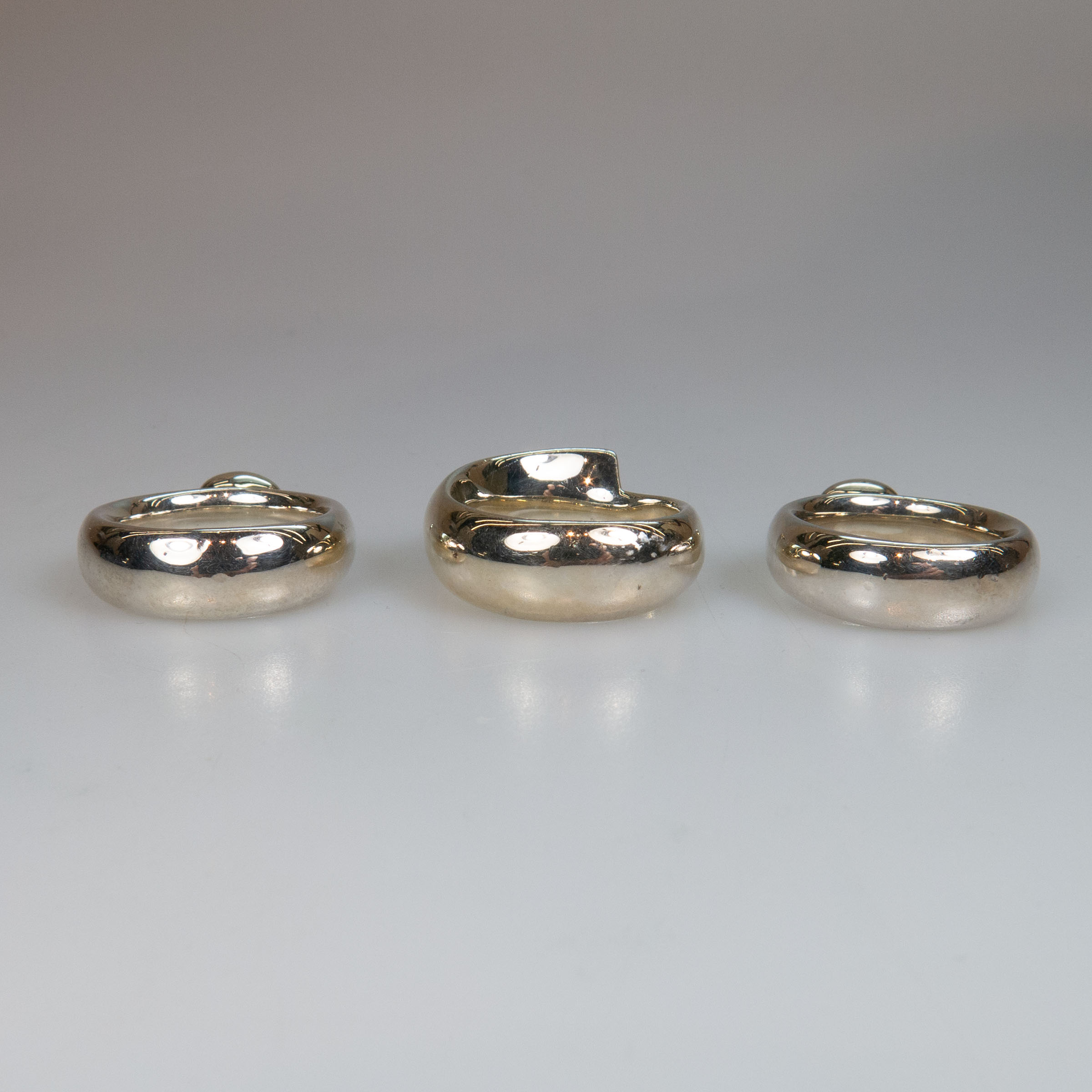 3 Links Of London Sterling Silver Rings