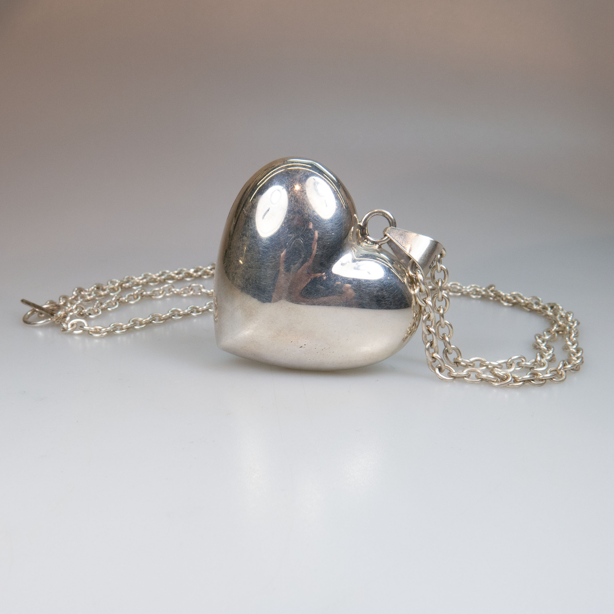 Mexican Sterling Silver Heart Pendant