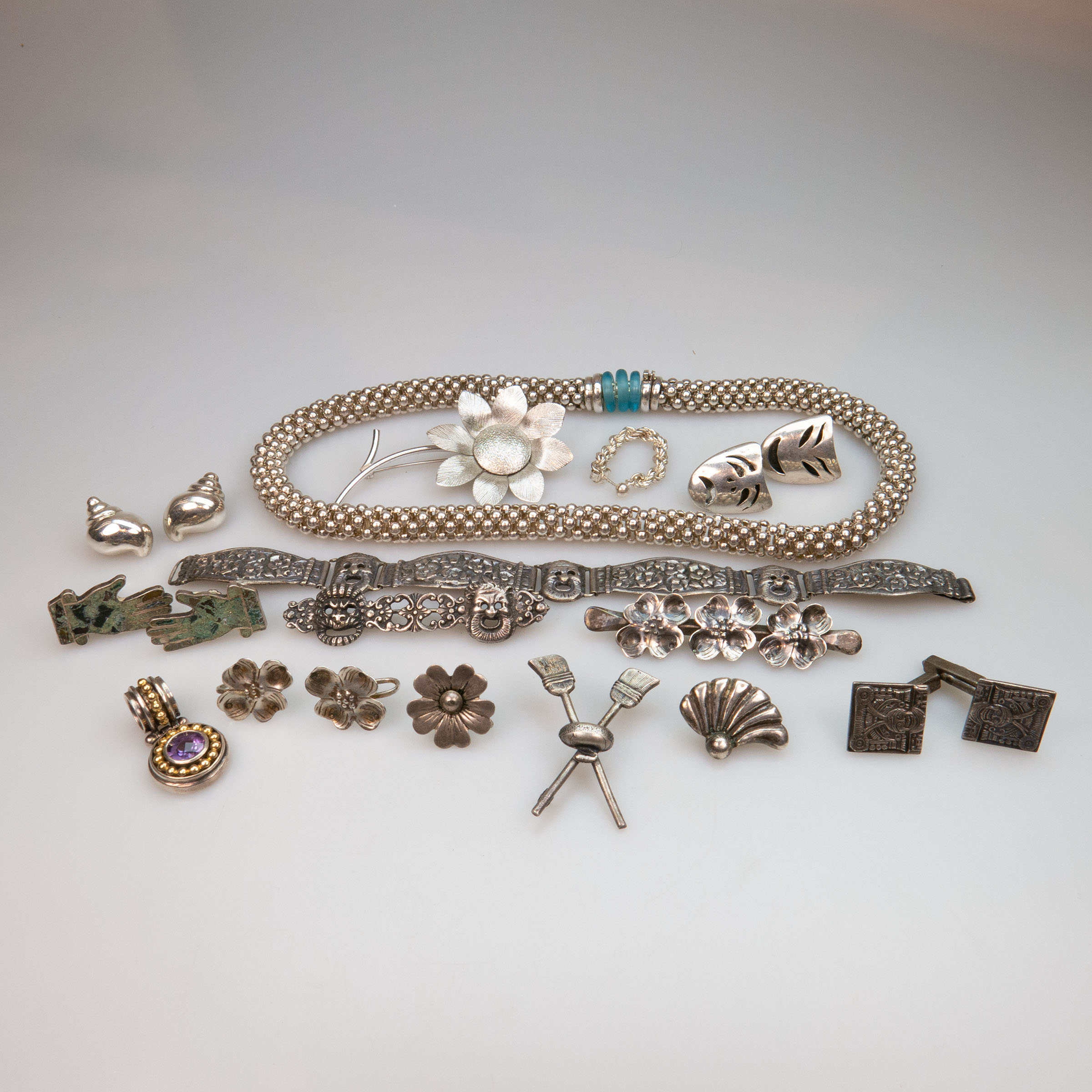 Small Quantity Of Various Silver Jewellery