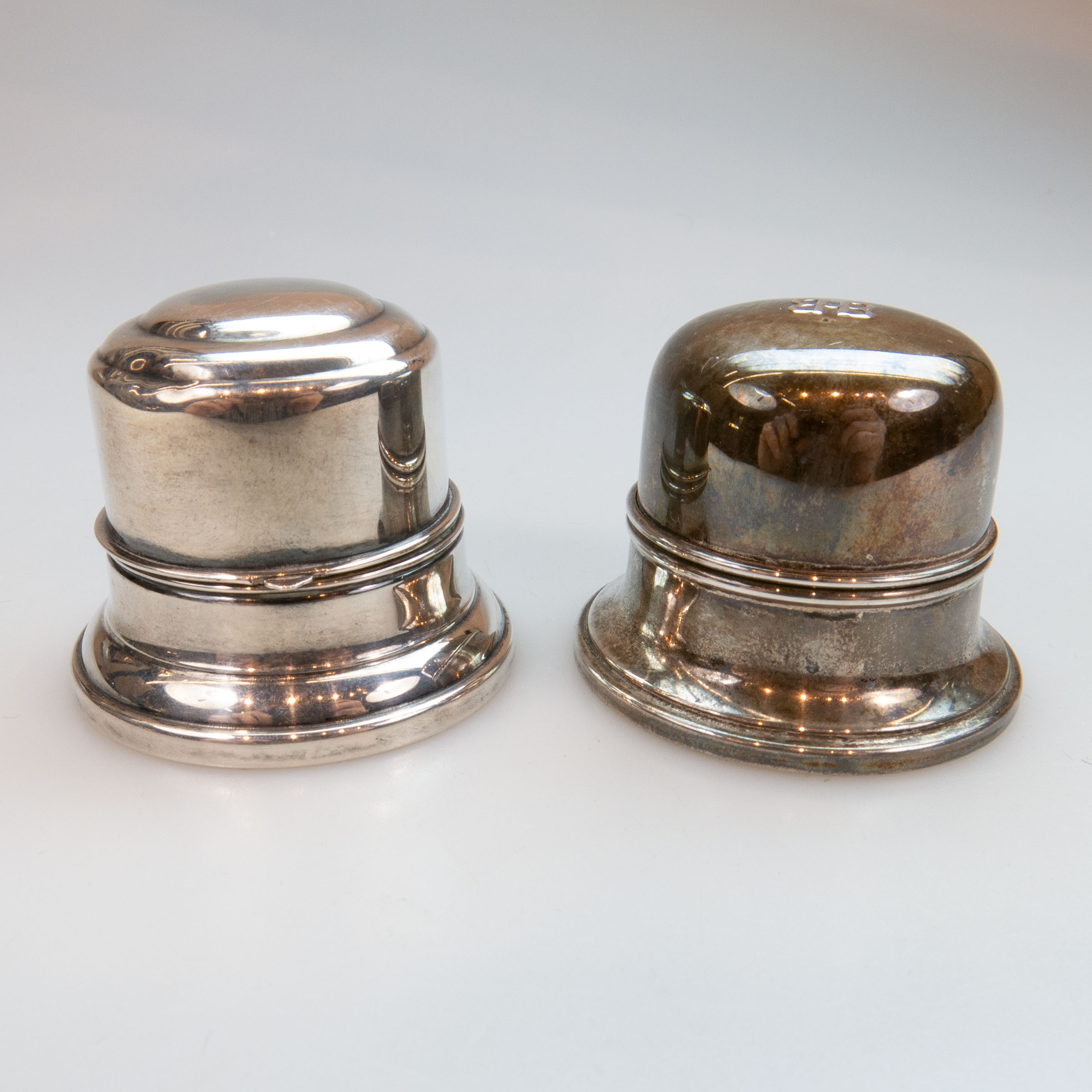 2 Birks Sterling Silver Ring Boxes 