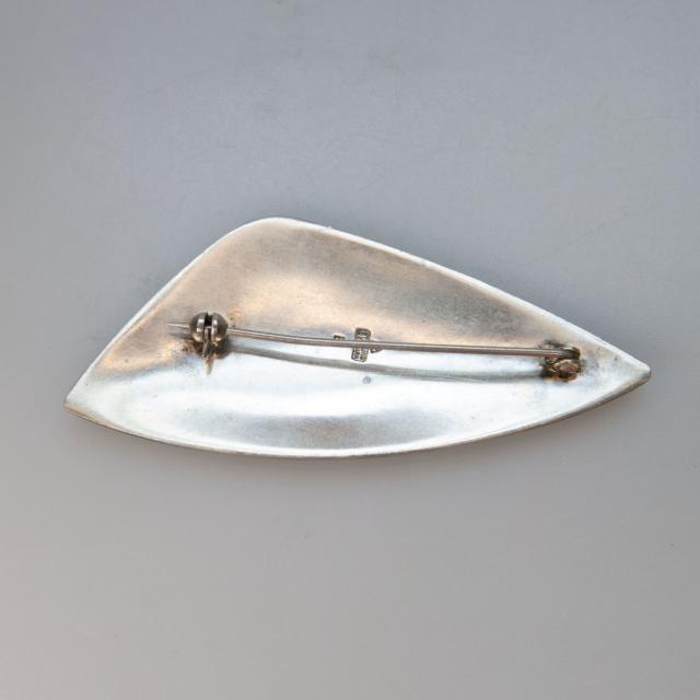 Eigel Jensen Danish Sterling Silver Modernist Pin