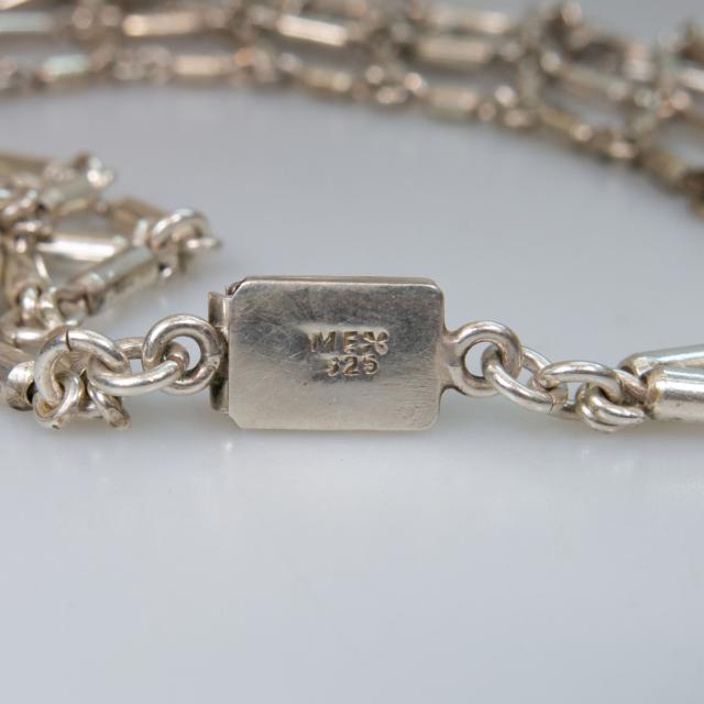 Mexican Silver 'Bib' Necklace