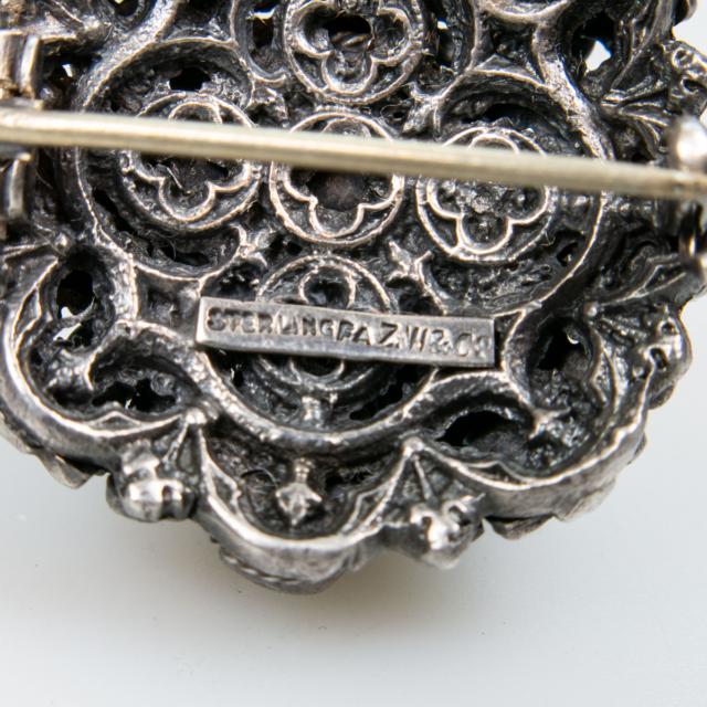 Zoltan White & Co. English Sterling Silver Pin