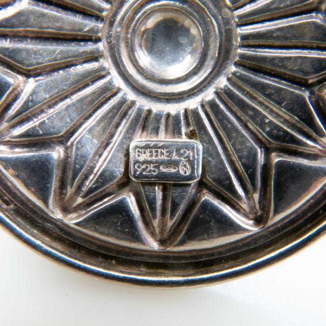 Ilias Lalaounis Sterling Silver Circular Pendant 