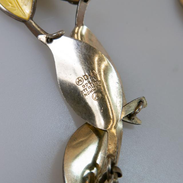 David Andersen Norwegian Sterling Silver Necklace