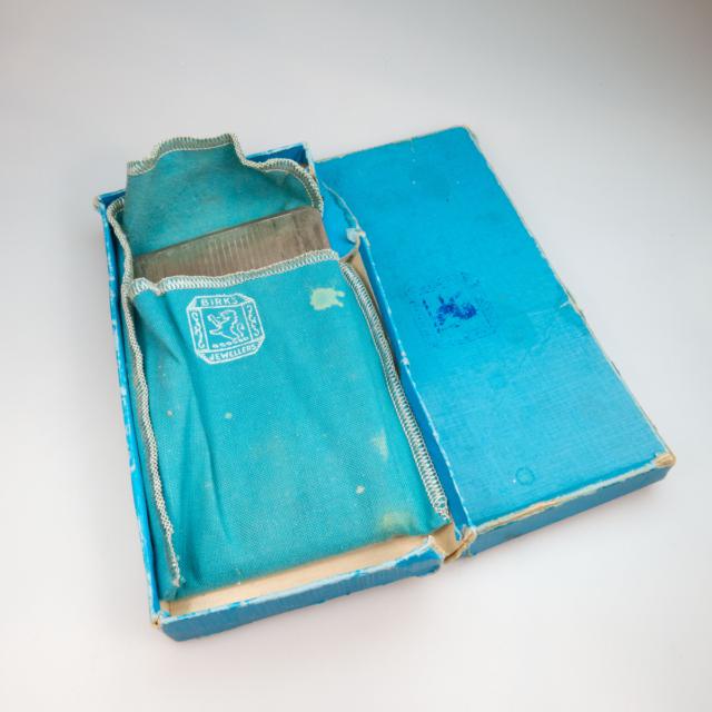 Birks Sterling Silver Cigarette Case