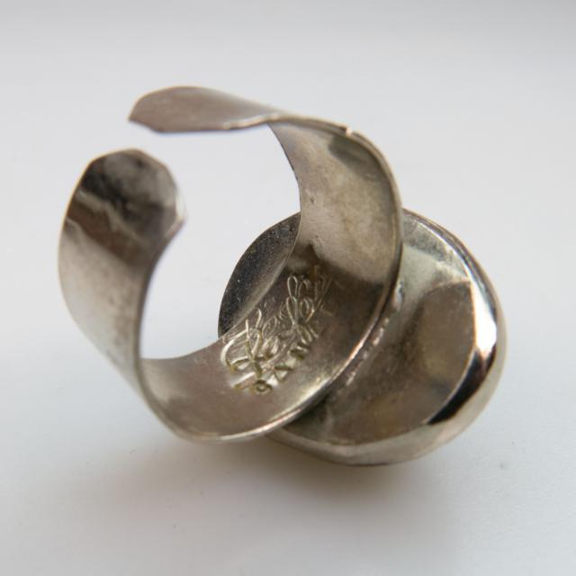 Rafael Canadian Silver Plated Brass Ring