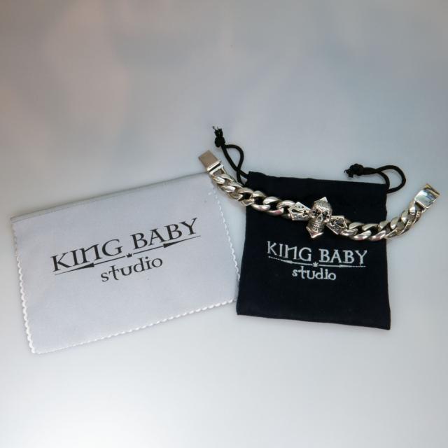 King Baby Studio Sterling Silver Heavy Curb Link Bracelet