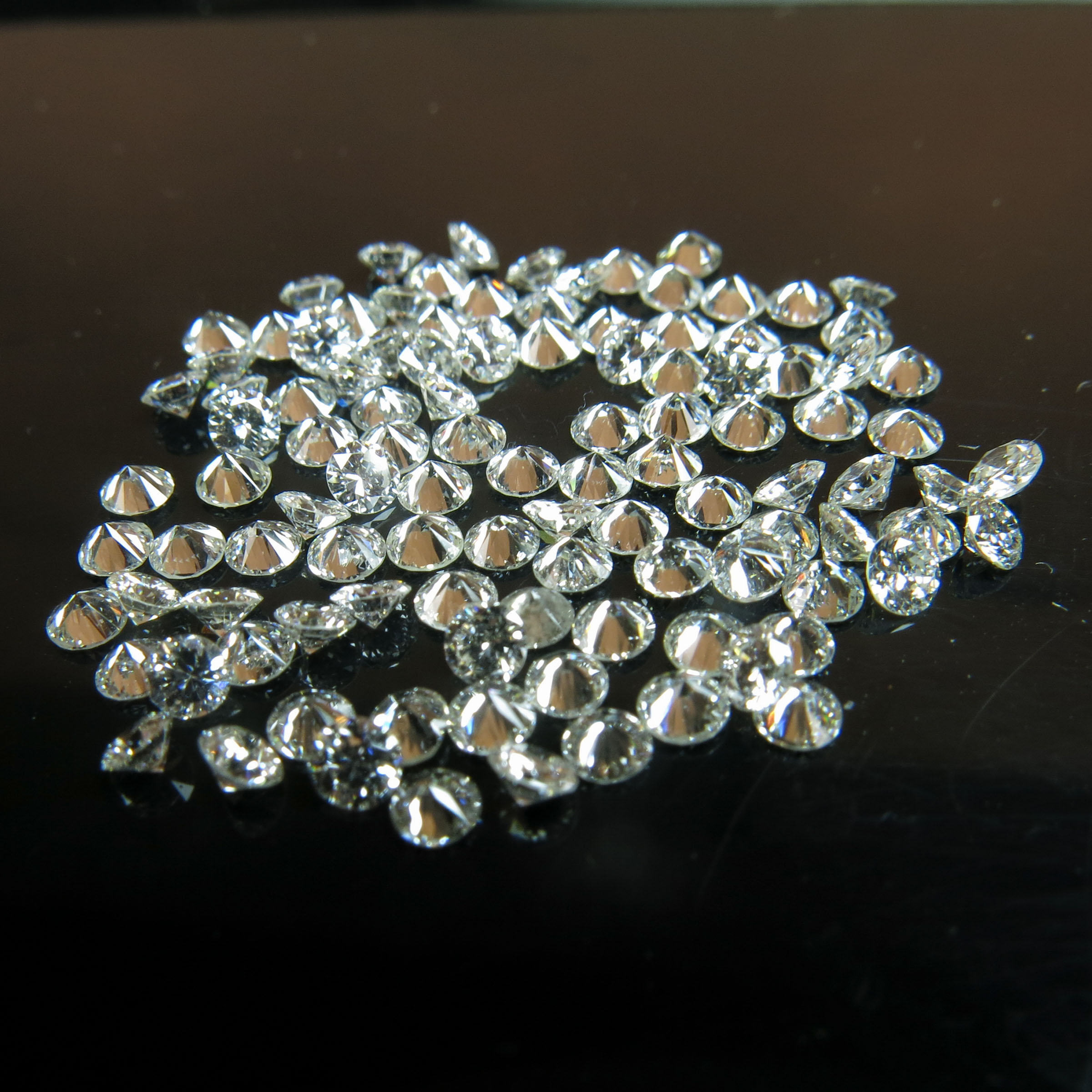 107 Brilliant Cut Diamonds