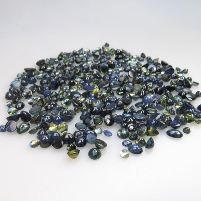 408 Circular And Oval Sapphire Cabochons