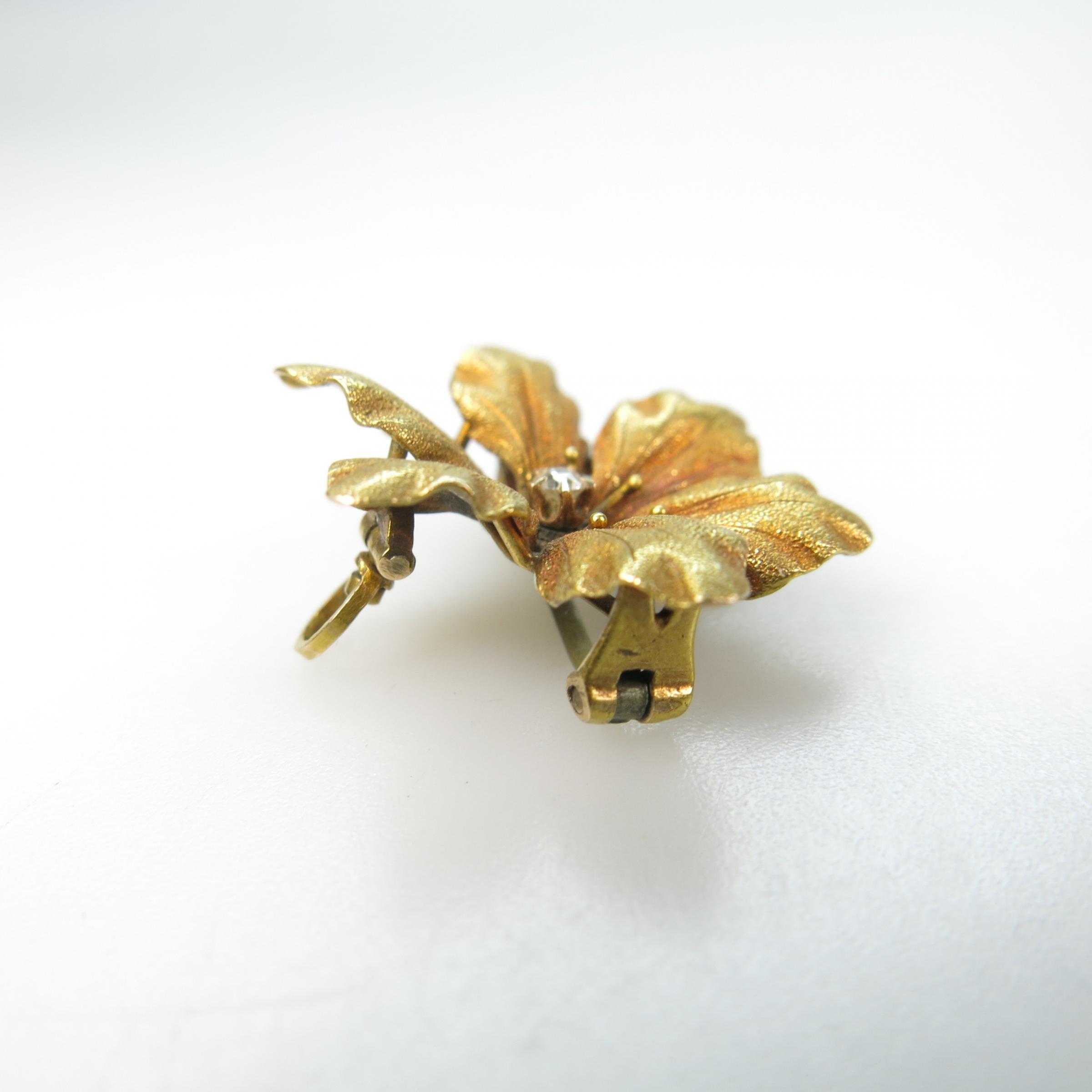 Small 14k Yellow Gold Brooch/Pendant