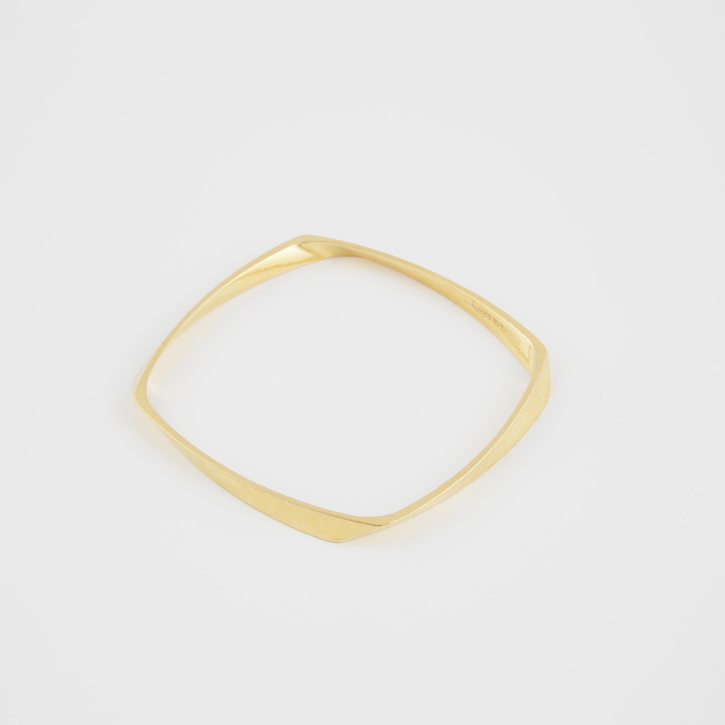 Tiffany & Co. Frank Gehry 18k Yellow Gold Torque Bangle