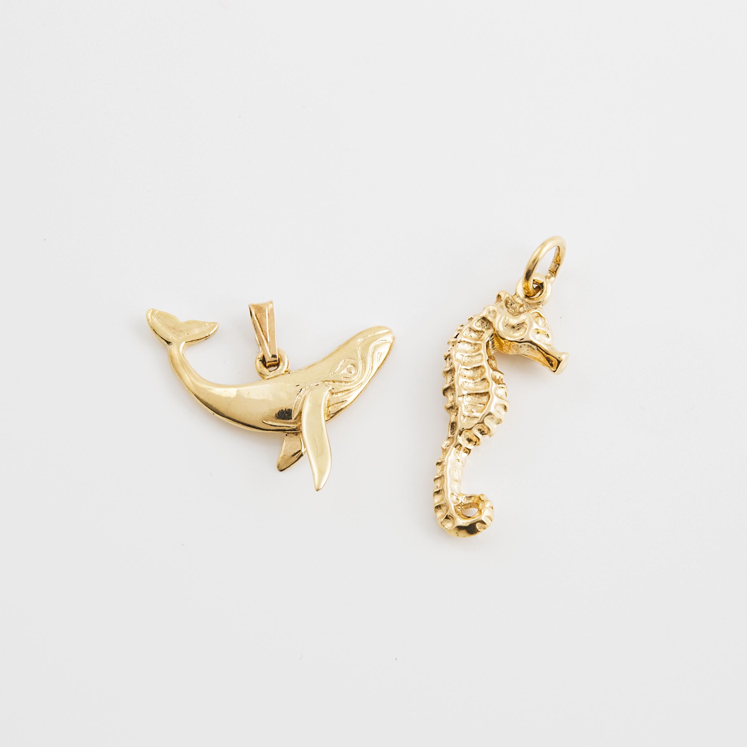 Two Yellow Gold Charms