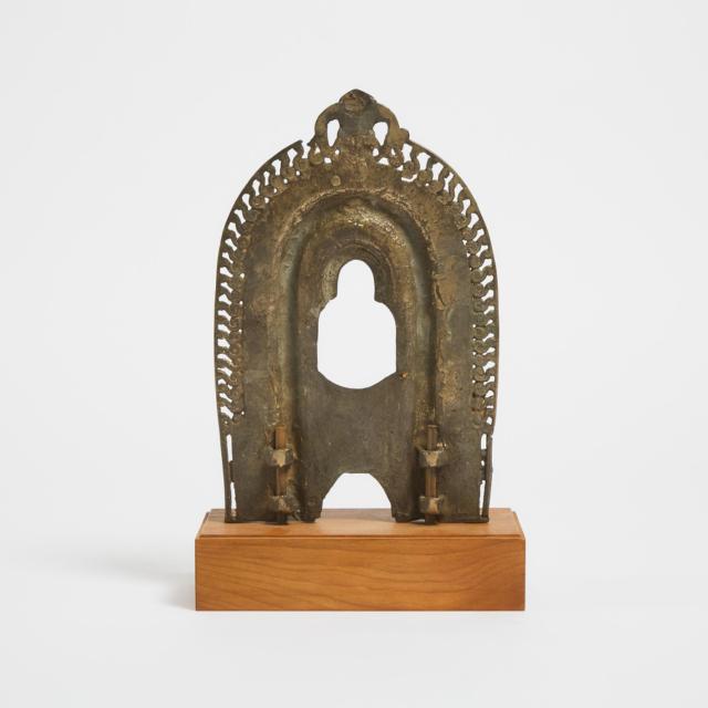 A Bronze Jain Mandorla, Possibly 16th Century