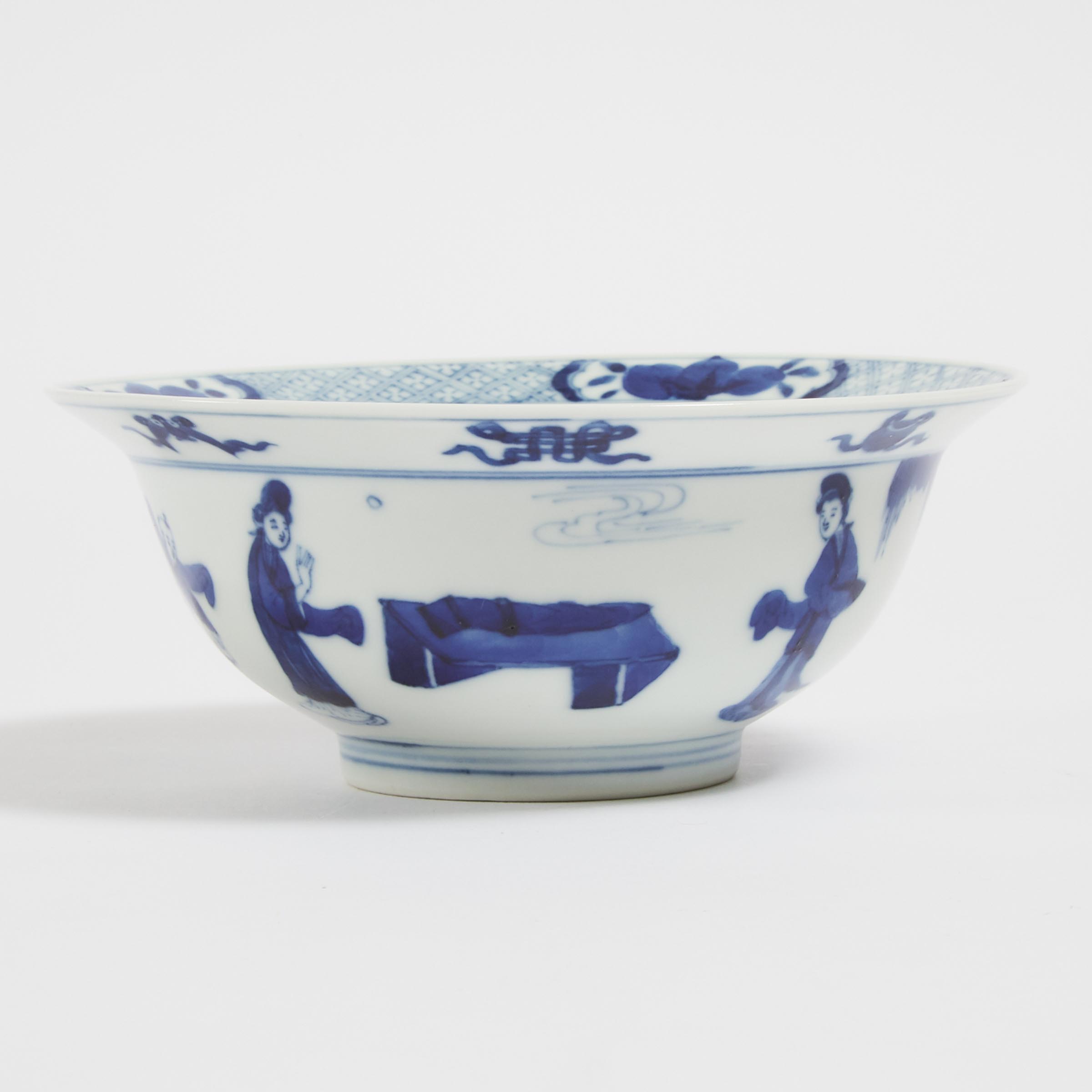 A Blue and White 'Klapmuts' Bowl, Kangxi Period (1662-1722)