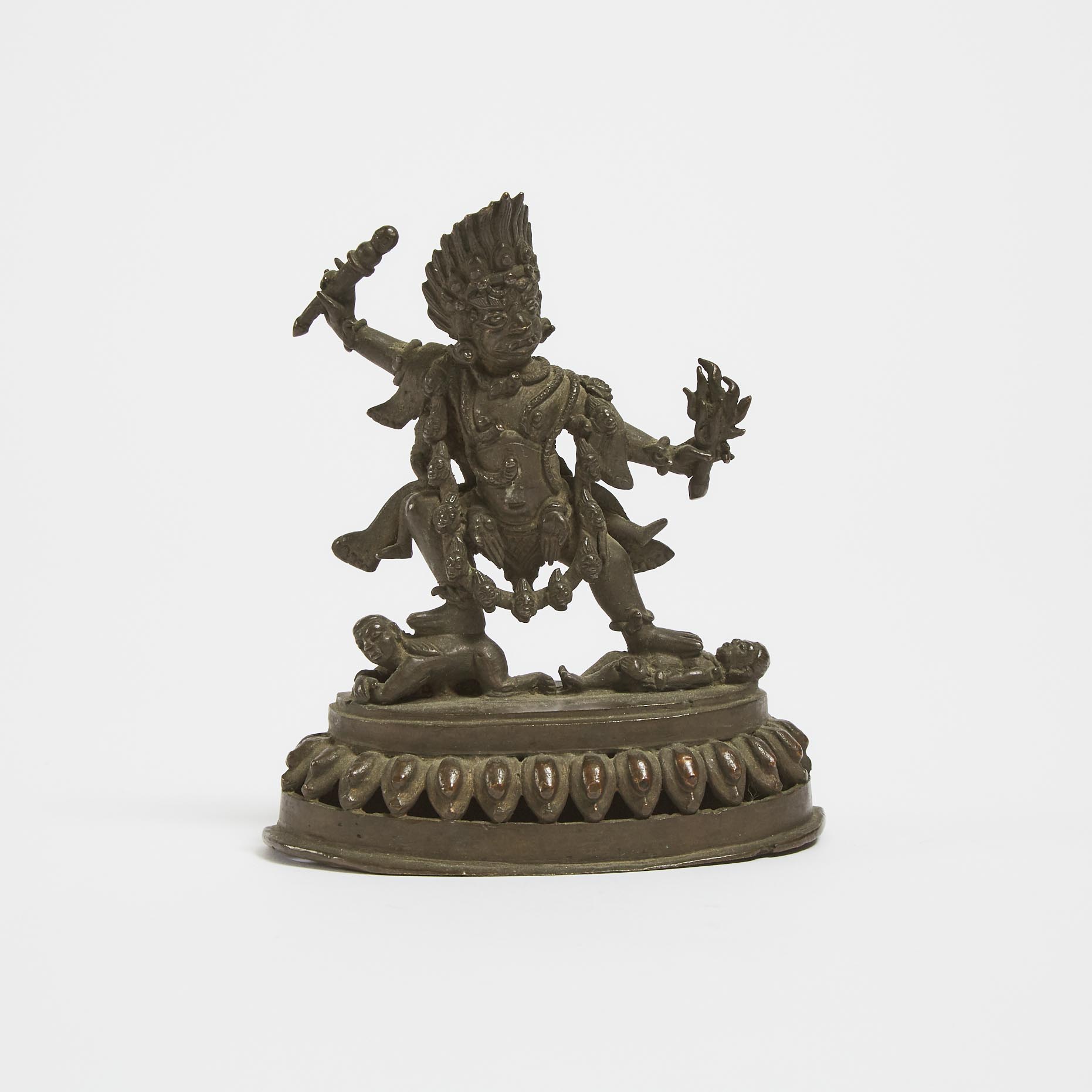 A Bronze Figure of Mahakala, Nepal, 19th Century