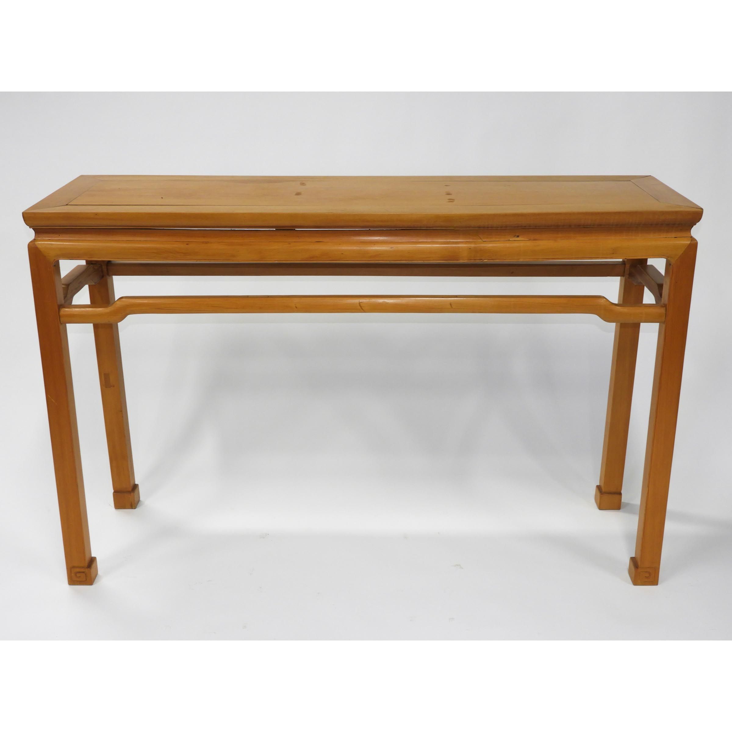 A Chinese Elmwood Altar Table