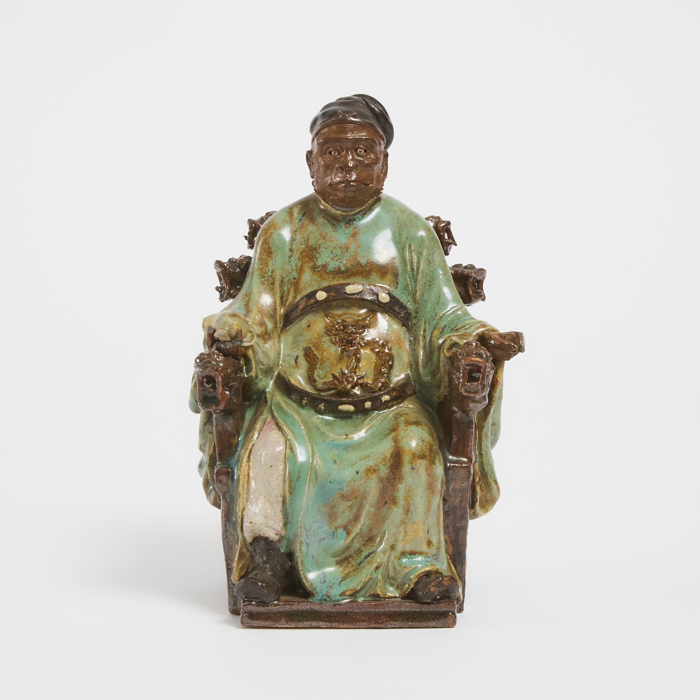 Pang Wenzhong (1951- ), A Shiwan Figure of a Seated Official
