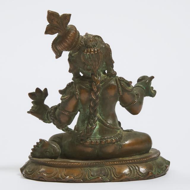 A Bronze Figure of Krishna, South India, 17th/18th Century