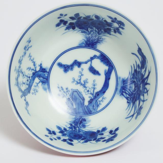 A Famille Rose Sgraffito Ruby-Ground 'Medallion' Bowl, Daoguang Mark