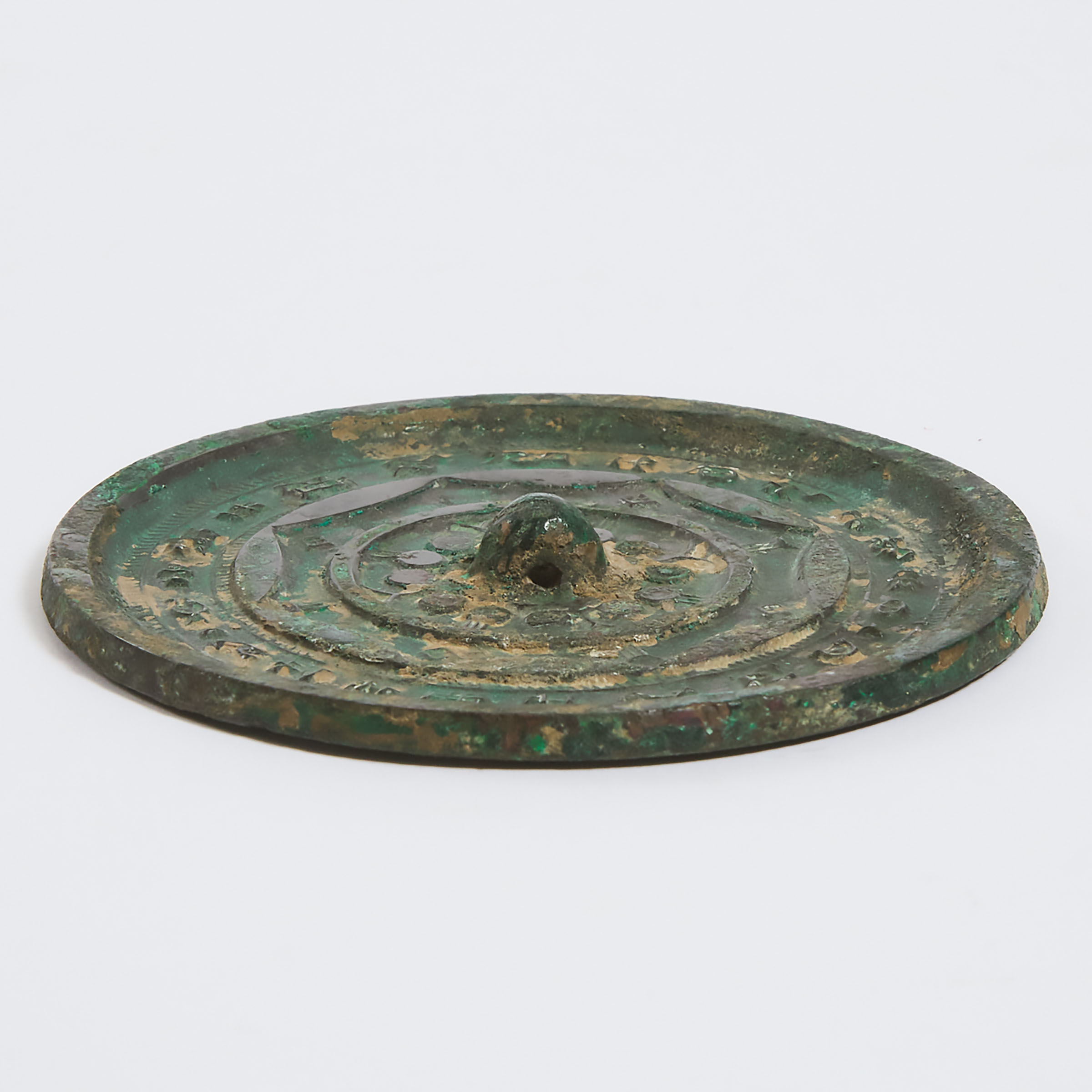 A Bronze Circular Mirror, Han Dynasty or Later 