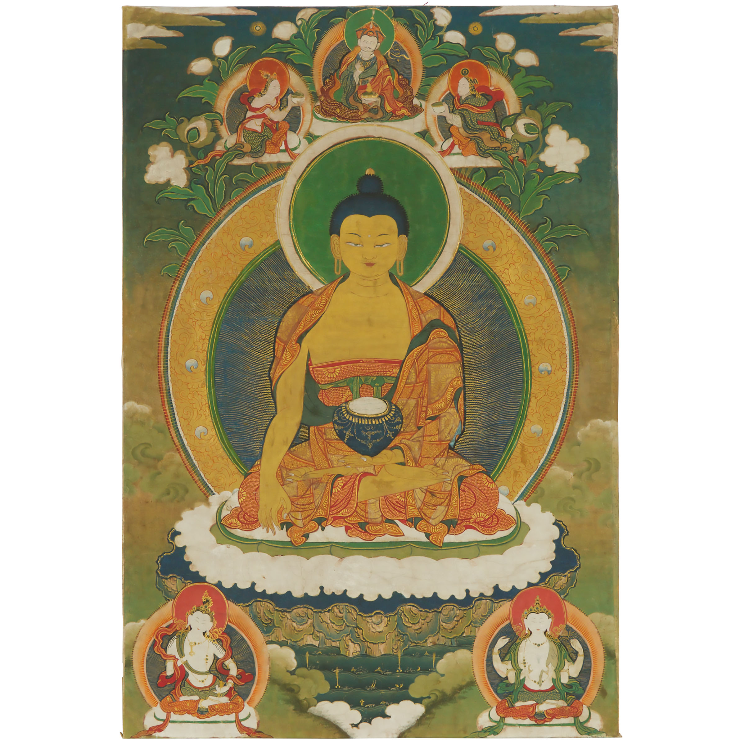 A Thangka of Amitabha, Tibet/China, 18th/19th Century