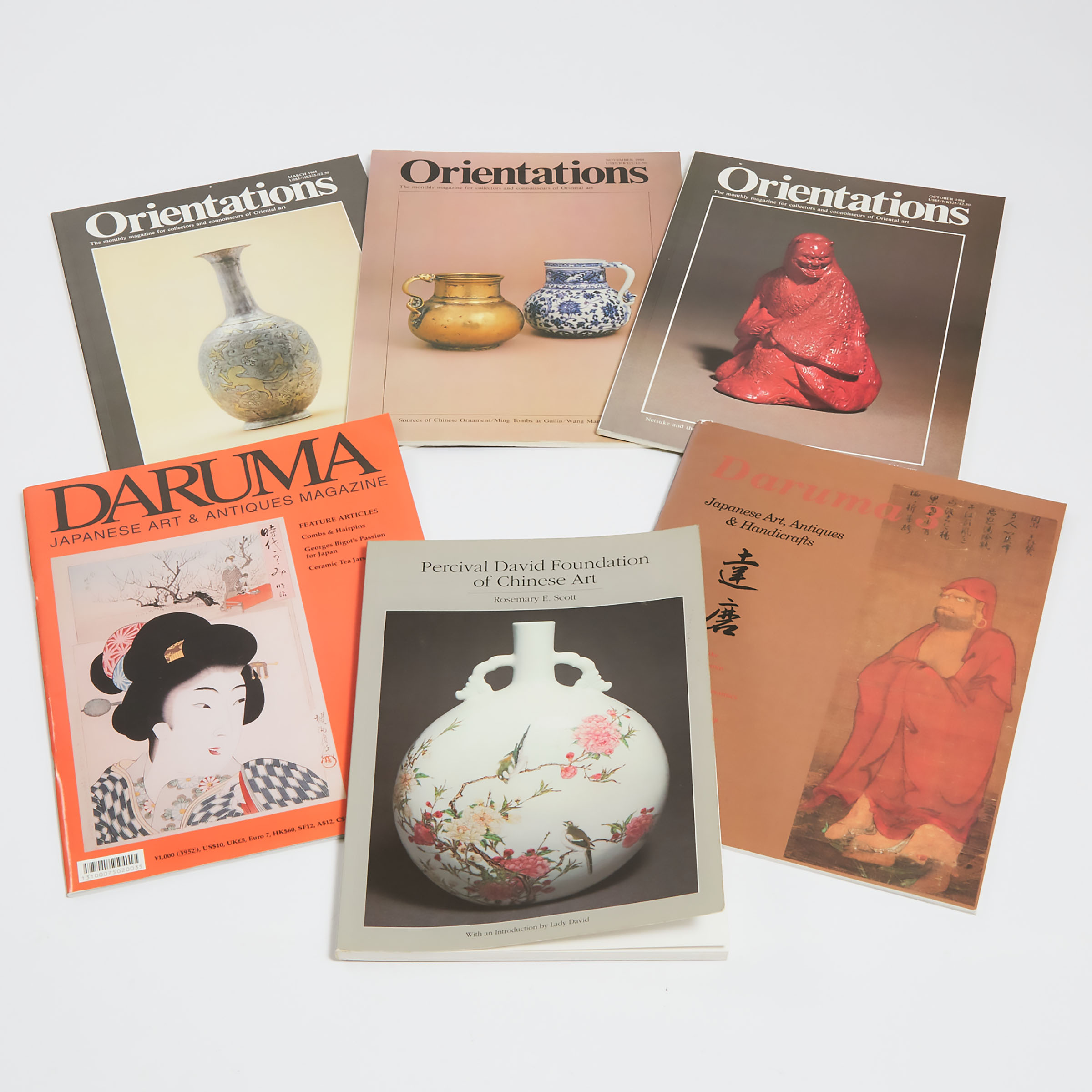 A Group of Six Asian Art Reference Books