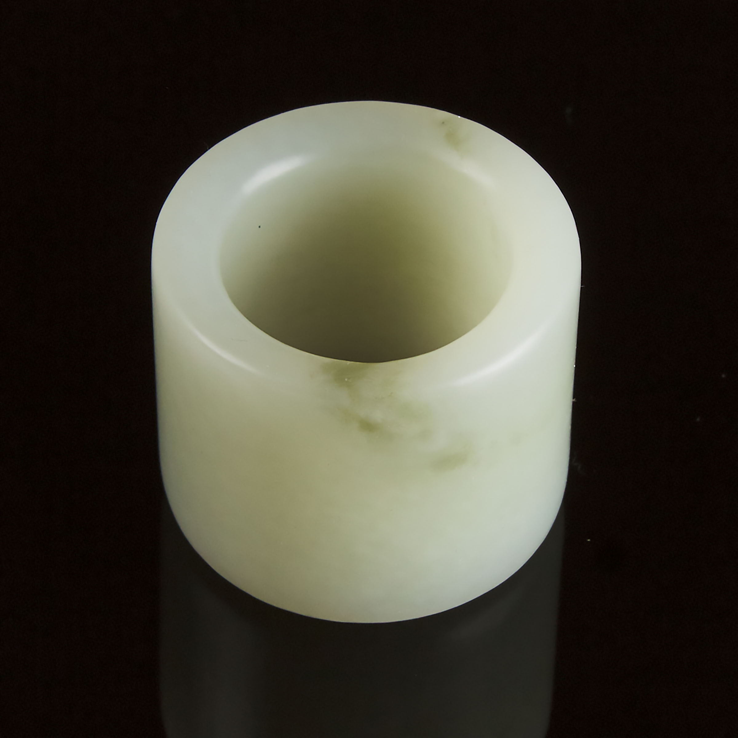 A White Jade Archer's Ring, Late Qing Dynasty, 19th/20th Century