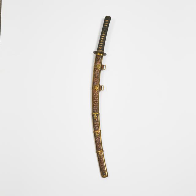 A Katana Koshirae (Sword Mountings), Edo Period (1615-1868)