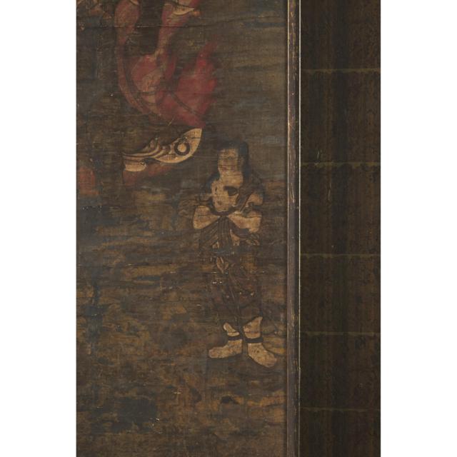 A Japanese Painting of Fudo Myo-o (Acala), Muromachi Period (1333-1573)