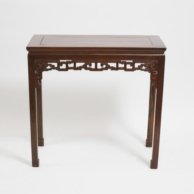 A Chinese Hardwood Table, 19th/20th Century