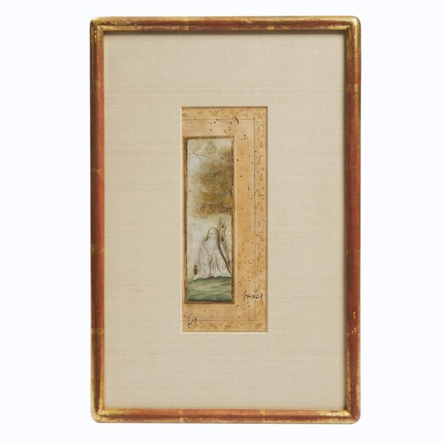 An Indian Miniature Painting of a Sage, 18th/19th Century