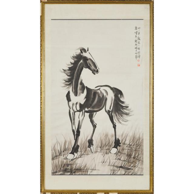 Attributed to Xu Beihong (1895-1953), Standing Horse