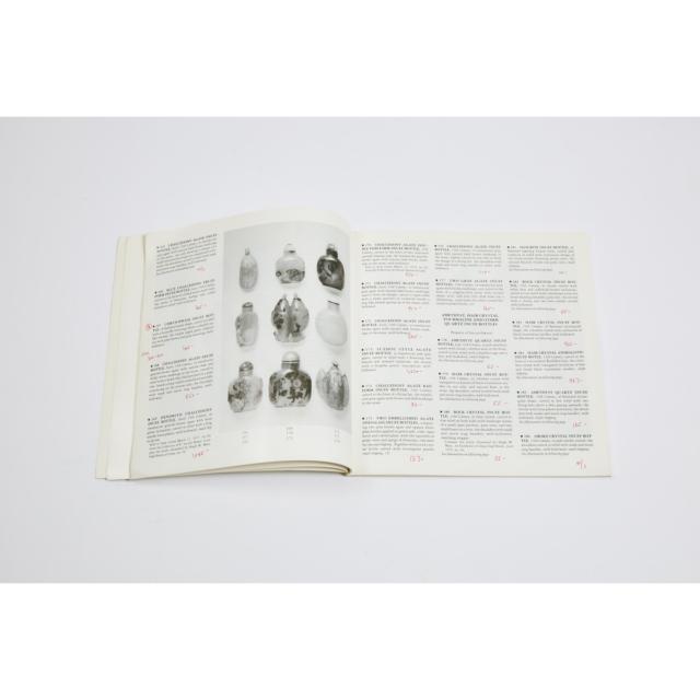 A Large Group of One Hundred Twenty-Nine Sotheby's and Parke-Bernet Snuff Bottle and Asian Art Catalogues, 1944-2015